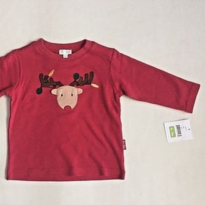 Le Top Baby Boys Cotton Shirt Christmas Size 12M